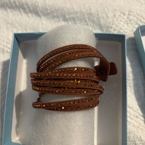 Touchstone Crystal Wrap-Star Bracelet- Rust Like New